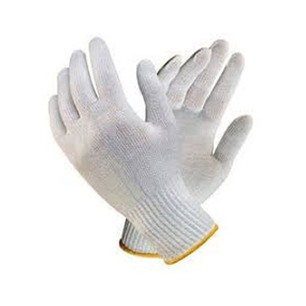 White Knitted Gloves, For Industrial