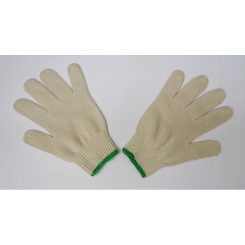 Blue Cotton Knitted Hand Gloves