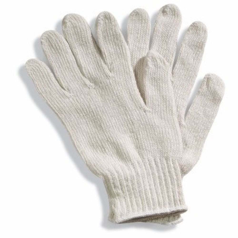 White Knitted Hand Gloves 40 Gram, For Safety