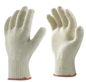 Poly-Cotton and Cotton Knitted Seamless 7 and 10 Gauge Gloves