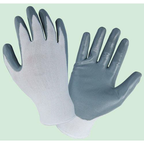 Nylon Knitted With Nitrile Gloves, for Surgical, Industrial