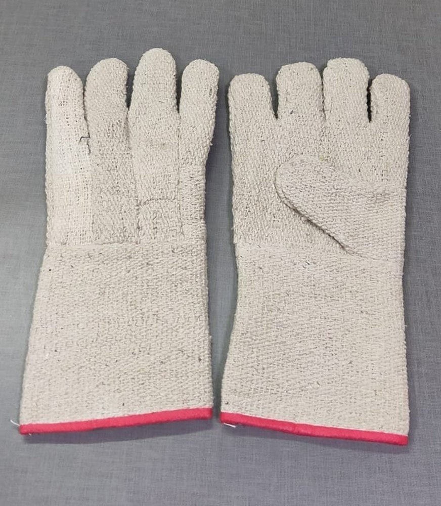 Nylon Safety Gloves Grey Hand Glove, For Industrial, Size: Large