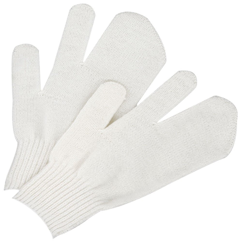 White Plain Acrylic Hand Gloves, For Industrial