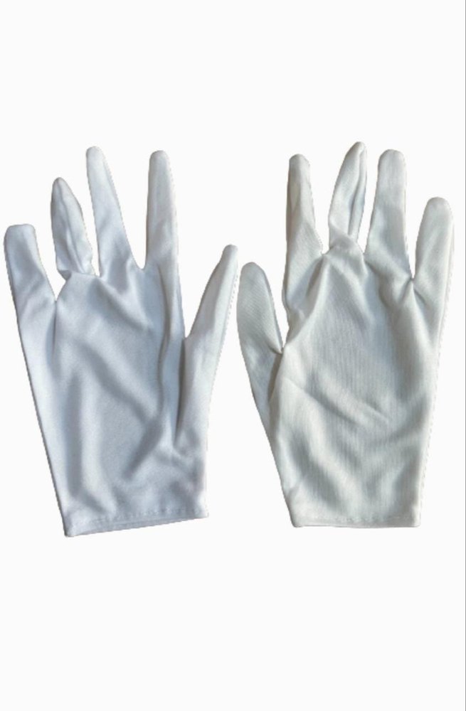 White Banian Hosiery Hand Glove, For Shipping Handling, Size: Medium