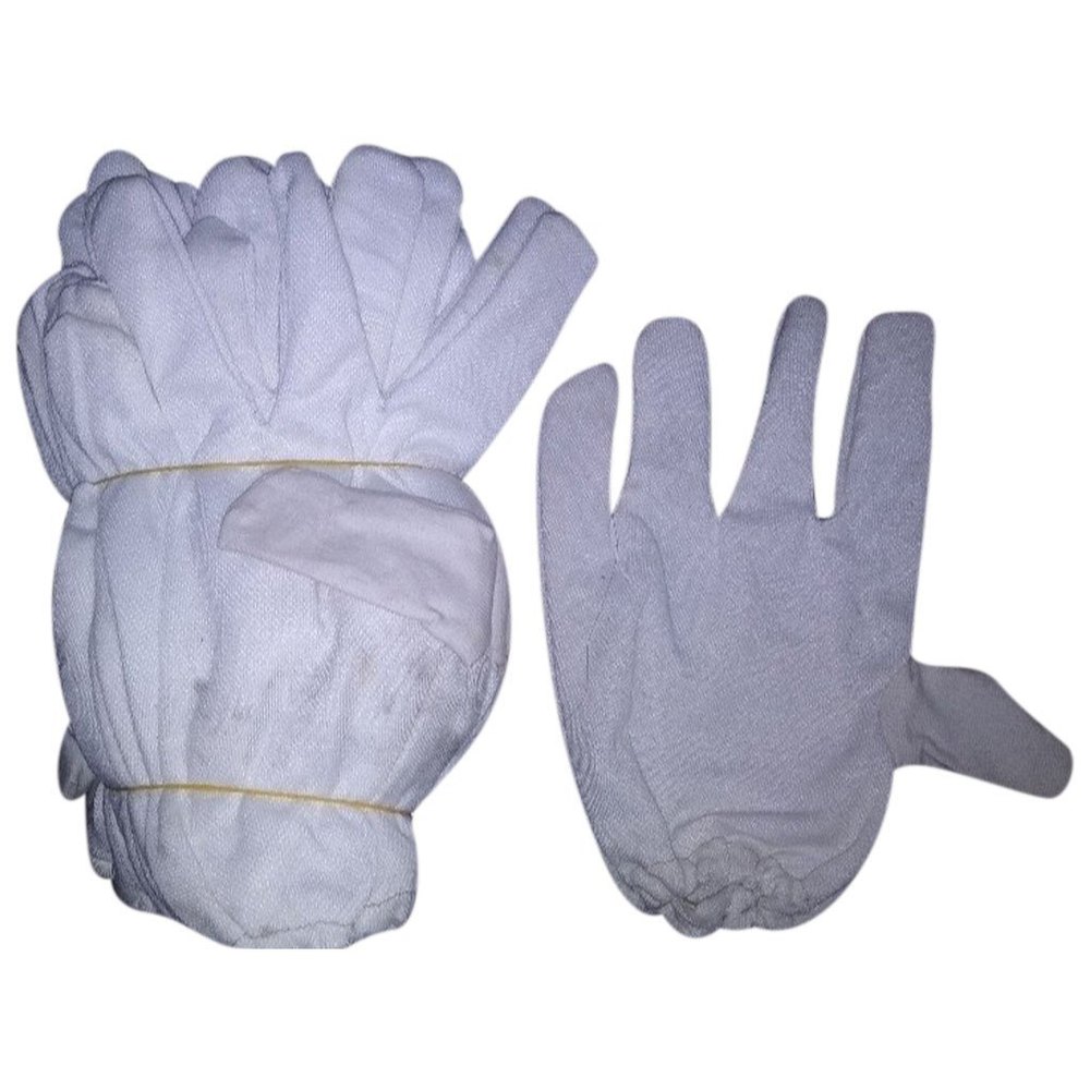 White Plain Hosiery Gloves, For Industrial