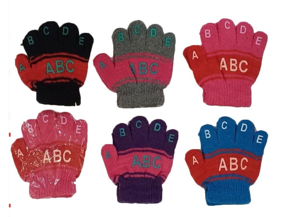 Kids Winter Woolen Hand Gloves