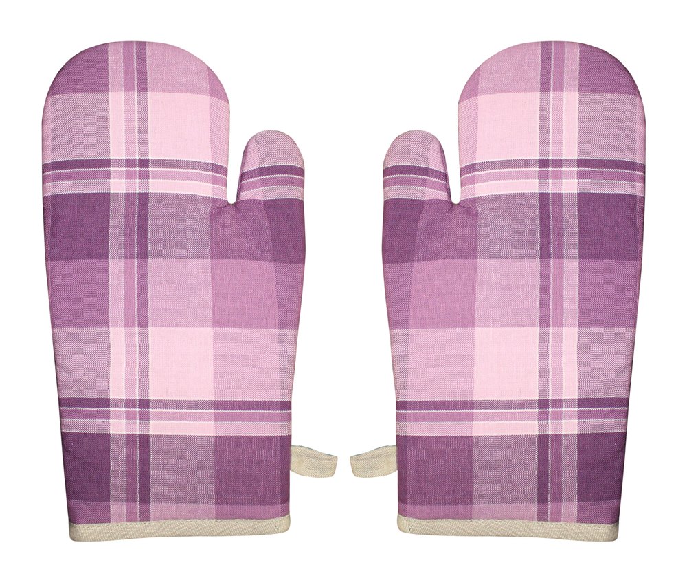 Airwill Cotton Yarn Dyed Big Check Glove