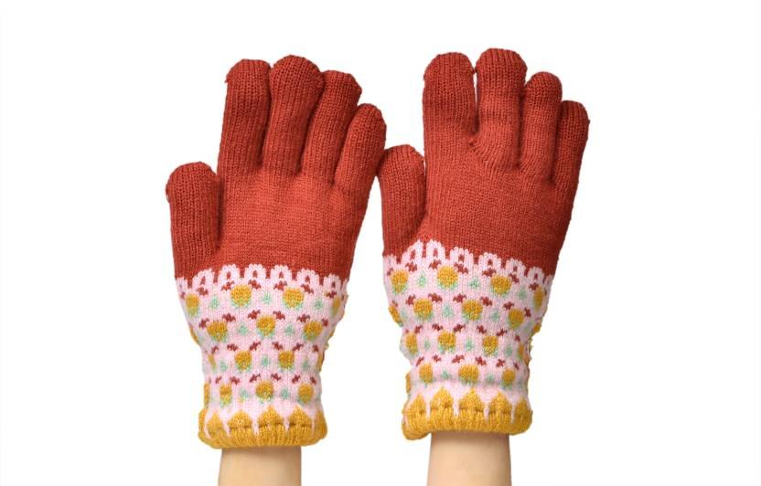 Knitted Ladies Winter Special Woolen Gloves