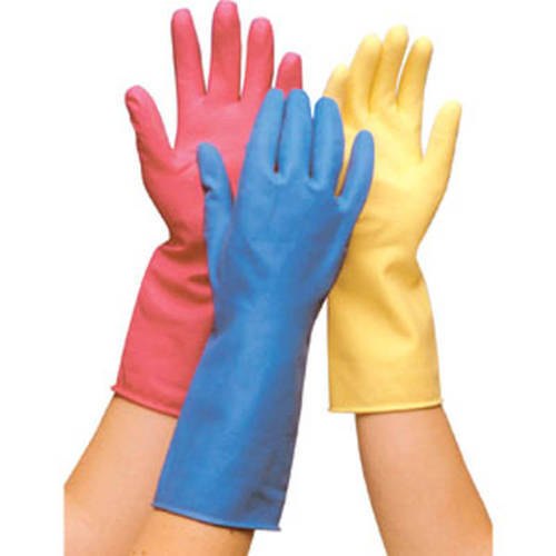 Diamond Unisex House Hold Rubber Gloves, Size: Large