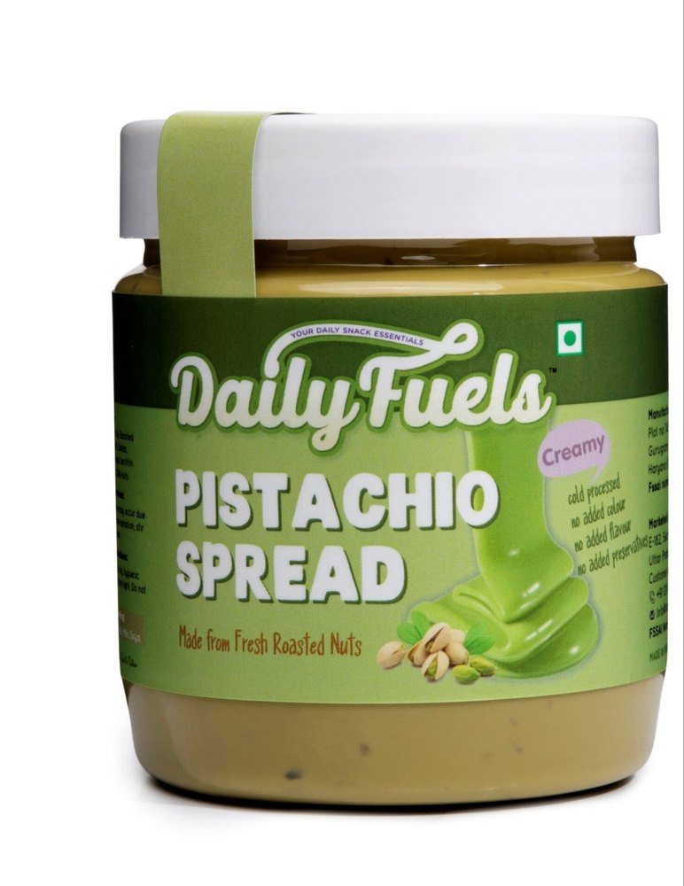 Green DailyFuels Pistachio Spread Creamy/crunchy (480gm), Packaging Type: Jar