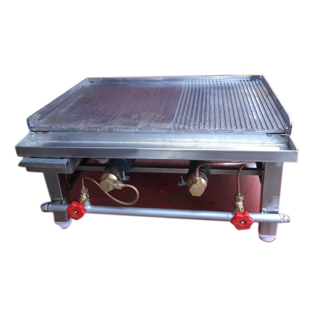 Silver Stainless Steel SS Small Grilled Plate, For Restaurant