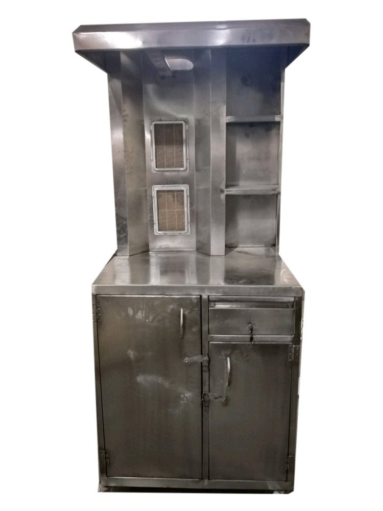 Stainless Steel Gas Grill Silver Shawarma Making Machine, For Commercial, Number Of Burners: 2