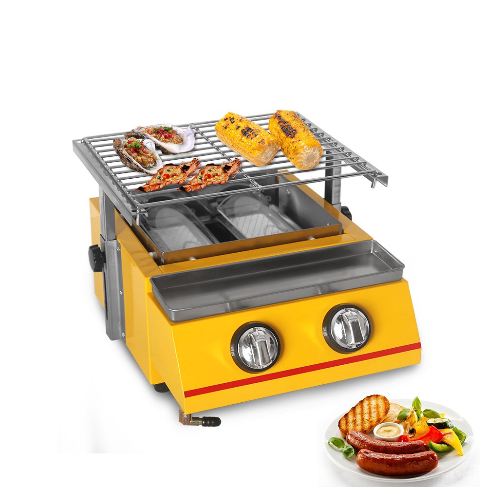 Gas Grill LPG Barbeque, For Restaurant