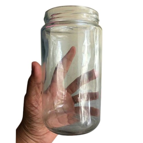 Transparent Glass Jar