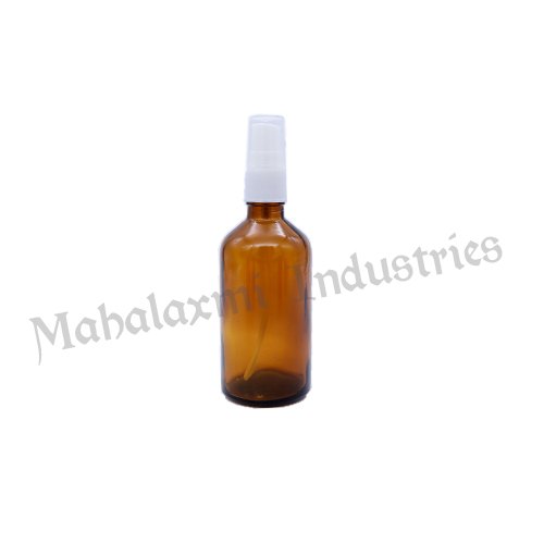 Amber 100 ml Homeopathy Glass Bottle