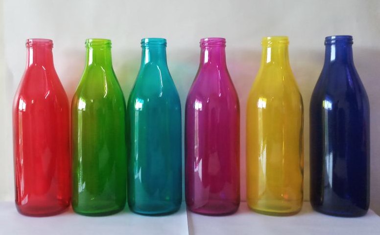 Regular Coloured Glass Bottle, Capacity: 300ml, Size: 330ml