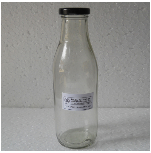 Glass 500 Ml Lug Cap Bottle