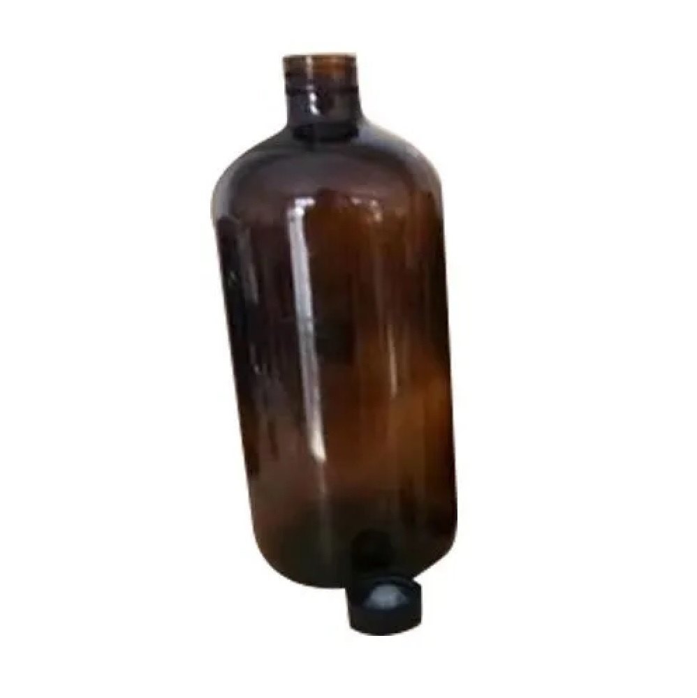 1000 ml Amber Glass Boston Bottle, For Pharma