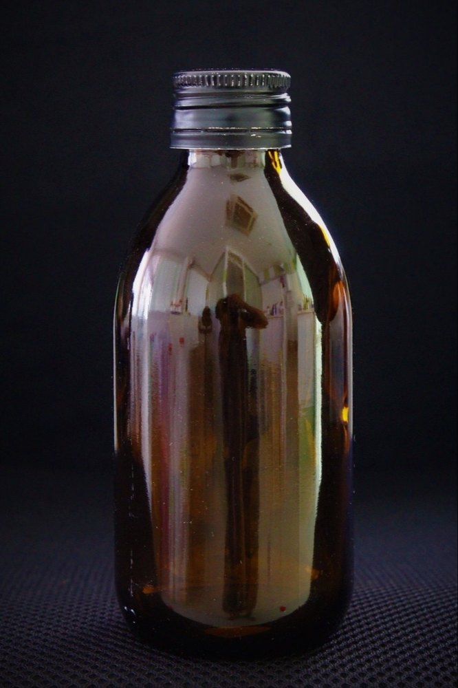 Brown 200ml Glass Syrup Bottle