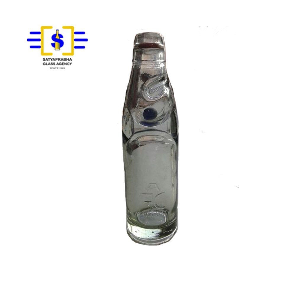 Transparent Empty Goli Soda Glass Bottle