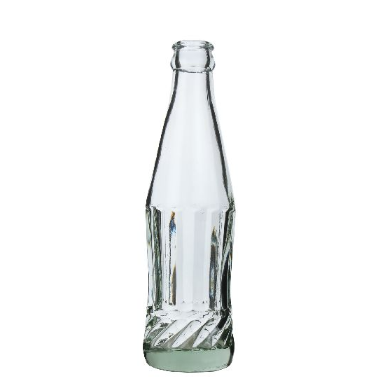 Clear 250ml Soda and Cold Drink Glass Bottle