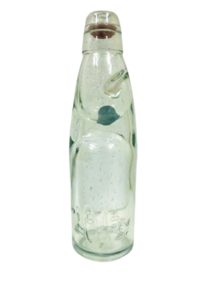 Transparent Goli Soda Bottle Glass