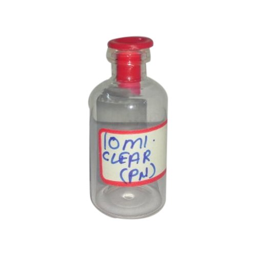 Transparent 10 ML Homeopathic Glass Bottle