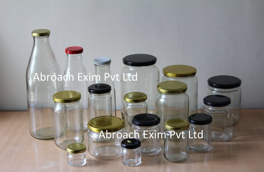 Round Air Tight Flint Glass Bottle, Lug Cap, Size: 30ml To 1000ml