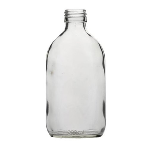 180 ML Flat Glass Liquor Bottles