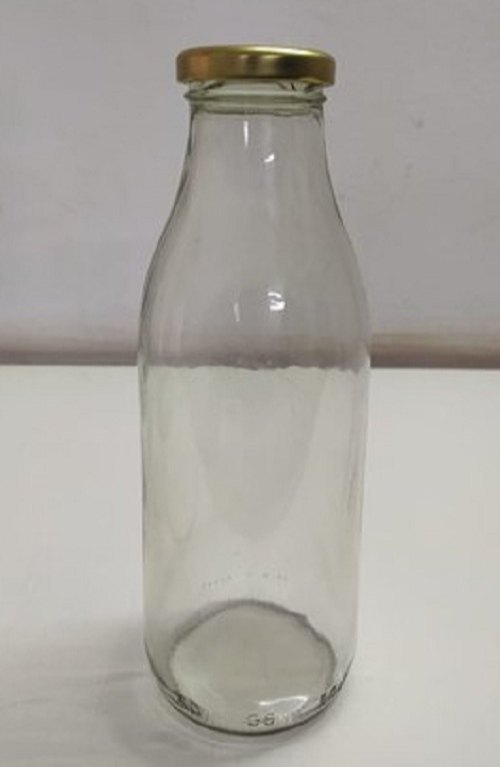 Metal Food Grade Juice And Milk Glass Bottle 500ml