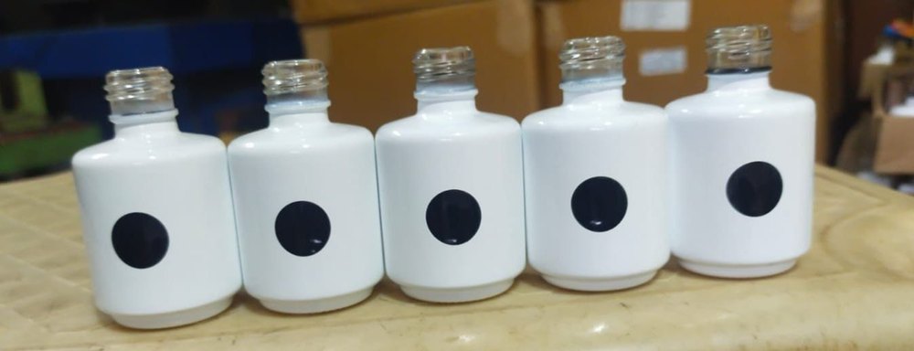 White 15ml UV Coated Glass Bottles for Gel Polish, Carton Box, Packaging Size: 360 Pcs/Box