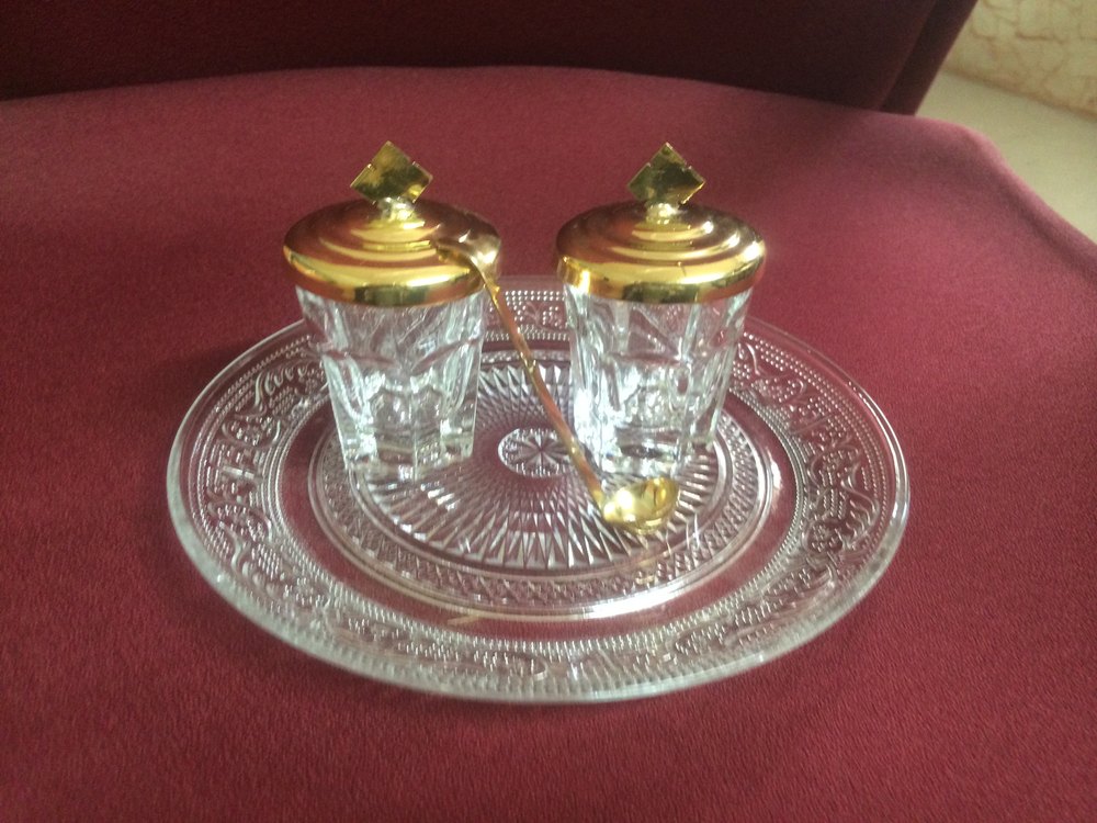 Glass Cruet Set