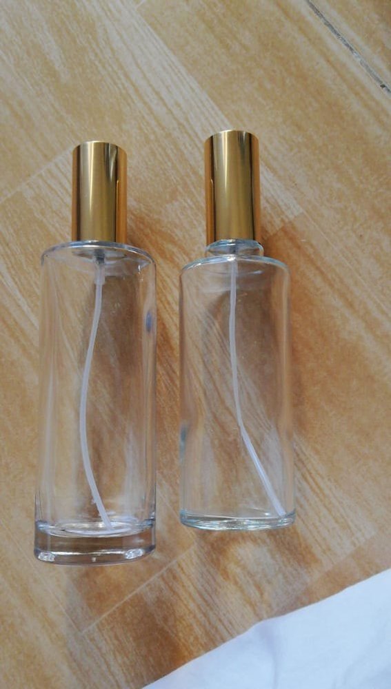 100 ml Glass Perfume Spray Bottle, Rectangle