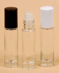 glass Screw Cap Roll On Perfume Bottles