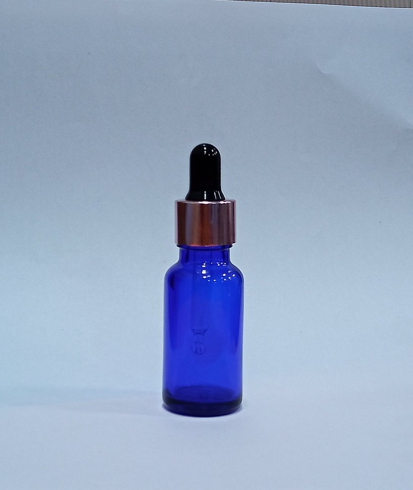 15mL Blue Glass Bottle