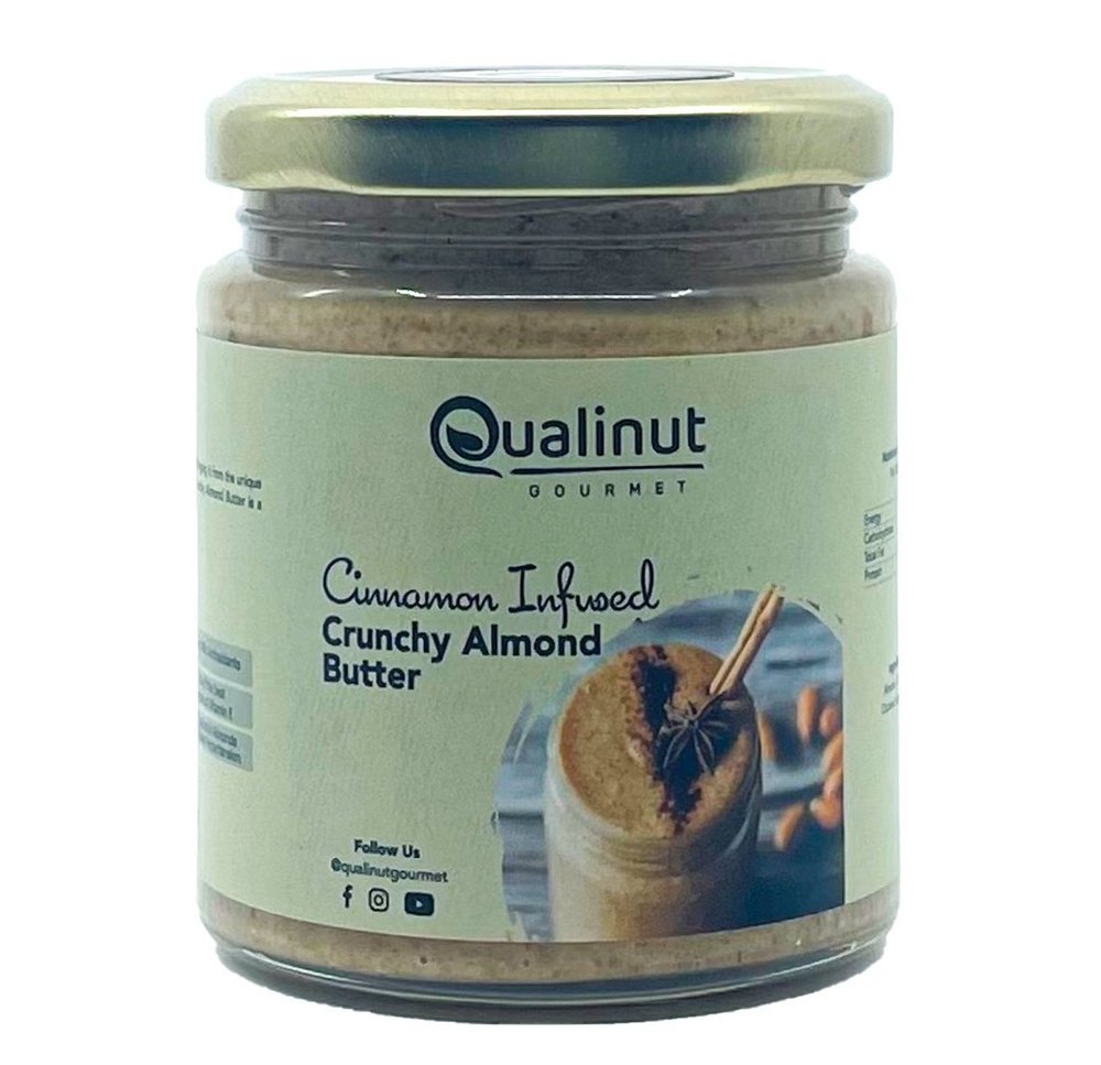 Flavor: Salted Qualinut Gourmet Crunchy Almond Butter, Packaging Type: Jar, Packaging Size: 500g img