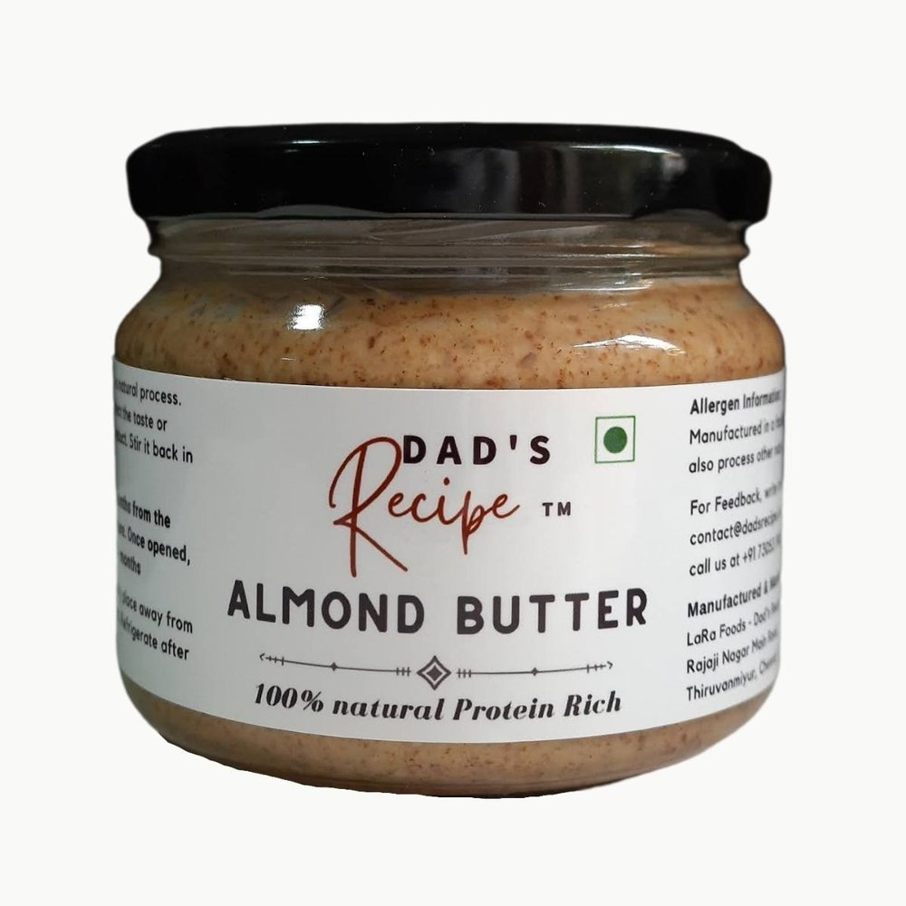 Dad\'s Recipe Flavor: Sweetened Almond Butter Jar, Packaging Size: 275g