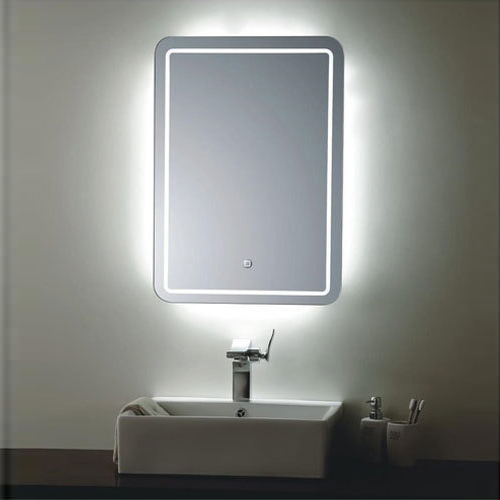 Crystal Wall Mounted Bathroom Backlit Mirror