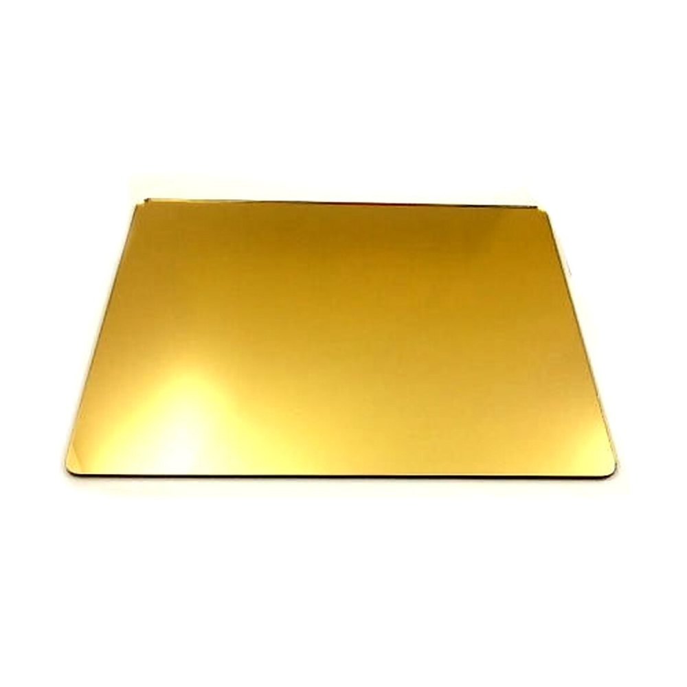 Golden Rectangular Acrylic Mirror Sheet, Thickness: 2.0 mm