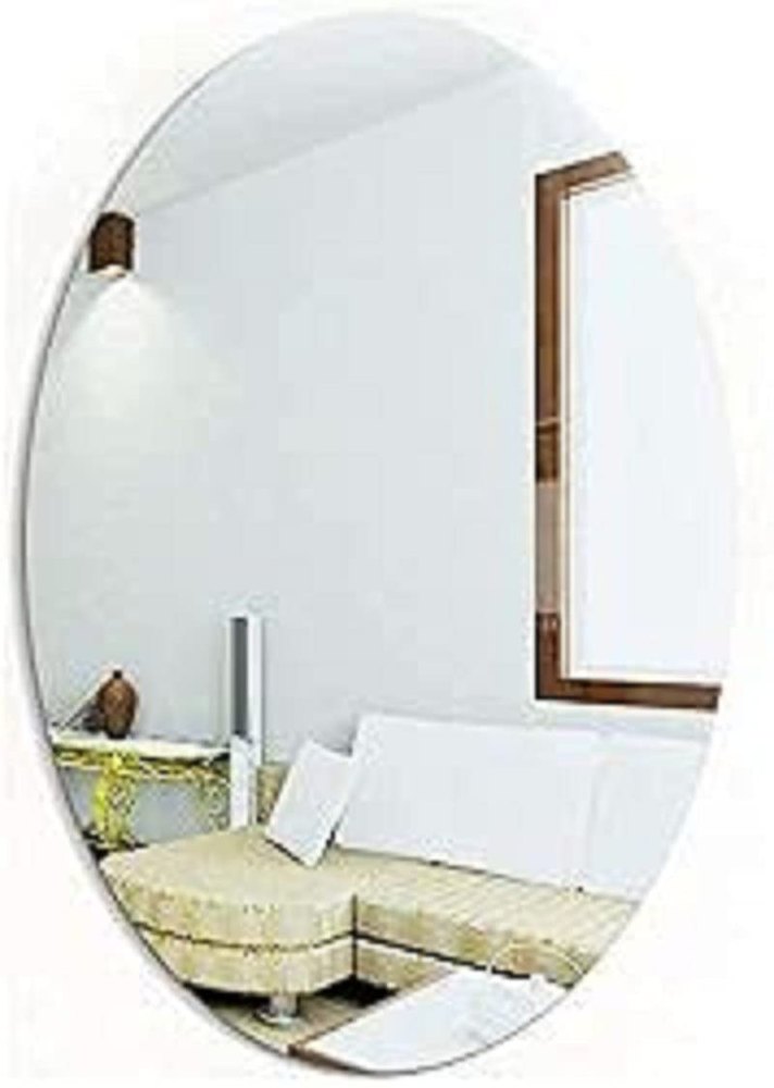 Plastic Oval Mirror 30x45, For Home