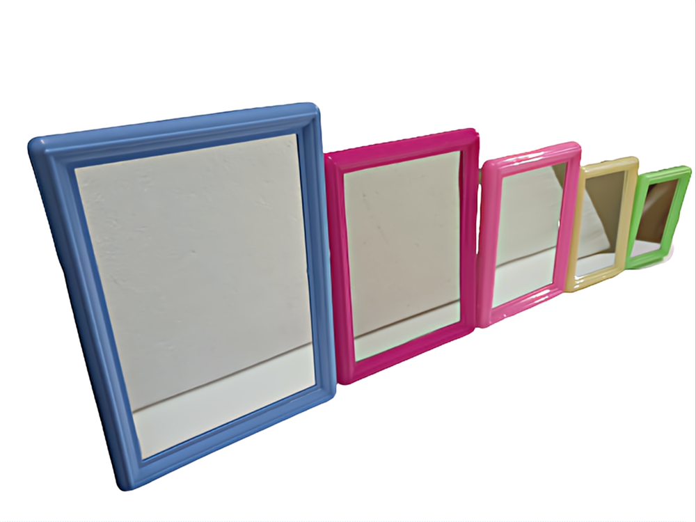 Pp VR -Sanam Plastic Mirror Frame, Packaging Type: Box