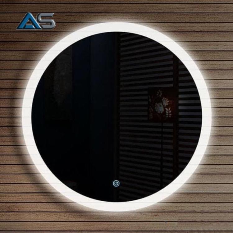 ARANAUT Wall Mount Round led Mirror Touch Sensor led Mirror ., 5 Mpr