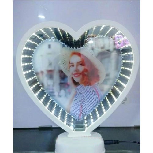 White Heart Shaped Magic Mirror, For Decoration