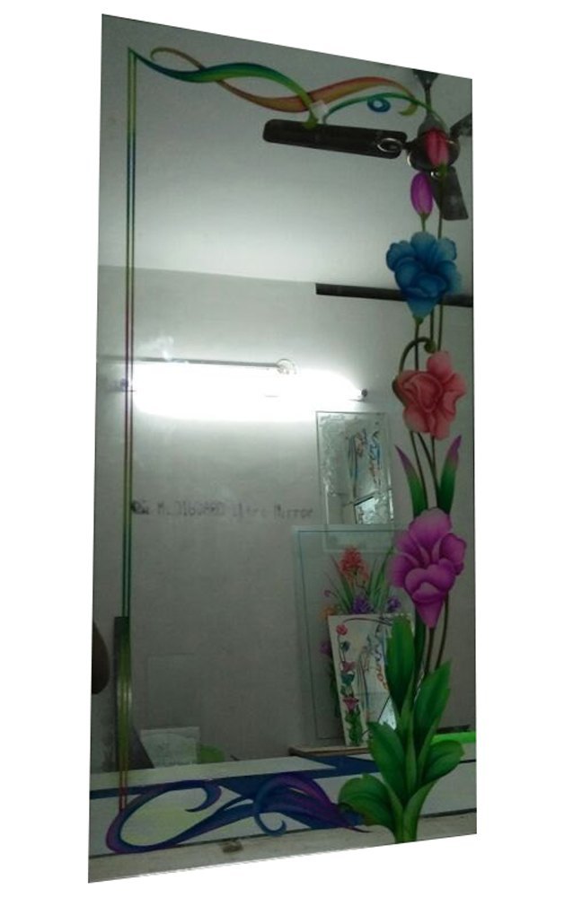 Rectangular Glass Mirror, For Home, Size: 24 Inch X 35 Inch