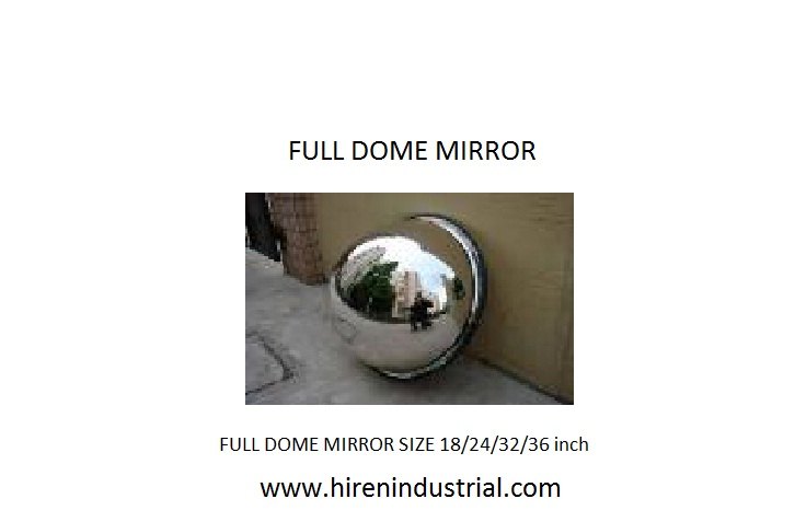 Silver Round Dome Mirrors, Size: 65 cm