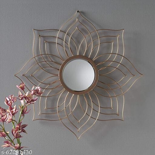 Wrought Iron Wall Mirrors, Packaging Type: Brown Box, Mirror Shape: Round