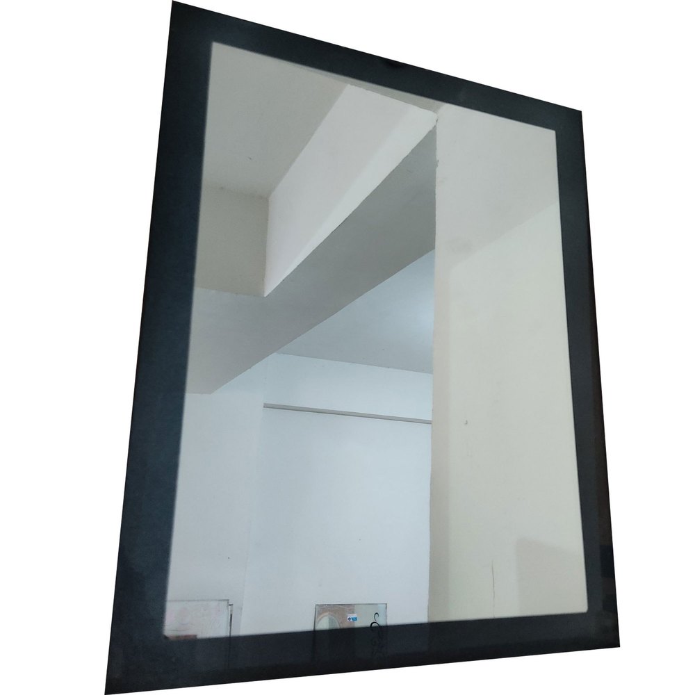 Silver Rectangular Bedroom Wall Mounted Mirror, For Home, Packaging Type: None