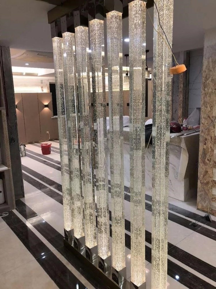 Glossy Toughened Glass Pillar