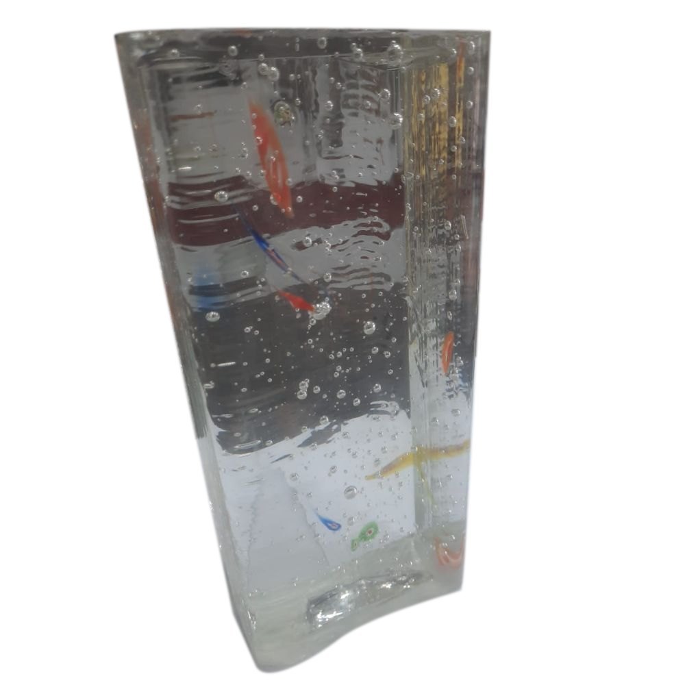 Transparent Glass Pillar, Size: 24x10 Inch(lxw)