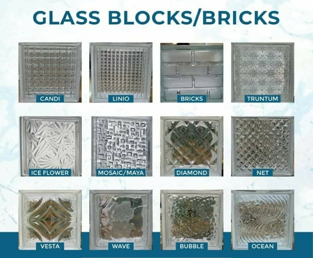 Transparent Plain GLASS BLOCKS / BRICKS, For Decoration